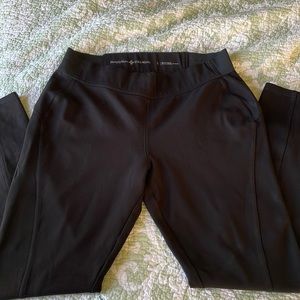 Womens Black Dress Slacks L